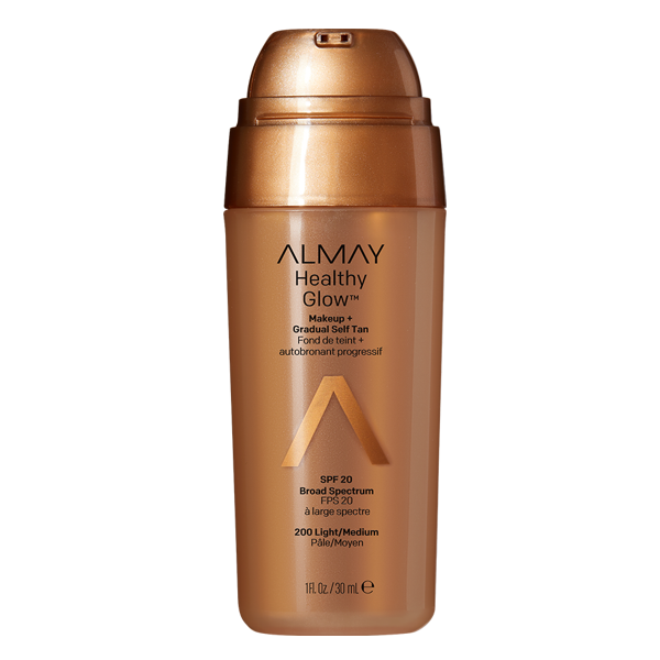  Almay Healthy Glow™ Maquillaje Gradual Self Tan-CLARO MEDIO ( )