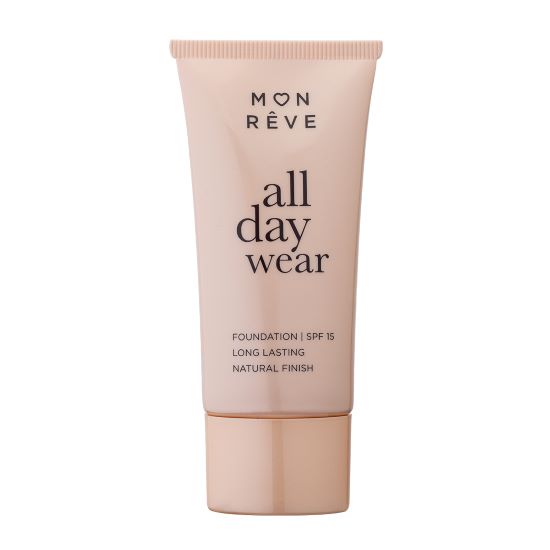 ALL DAY WEAR FOUNDATION No. 103
Long-lasting hydrating foundation with natural finish SPF 15